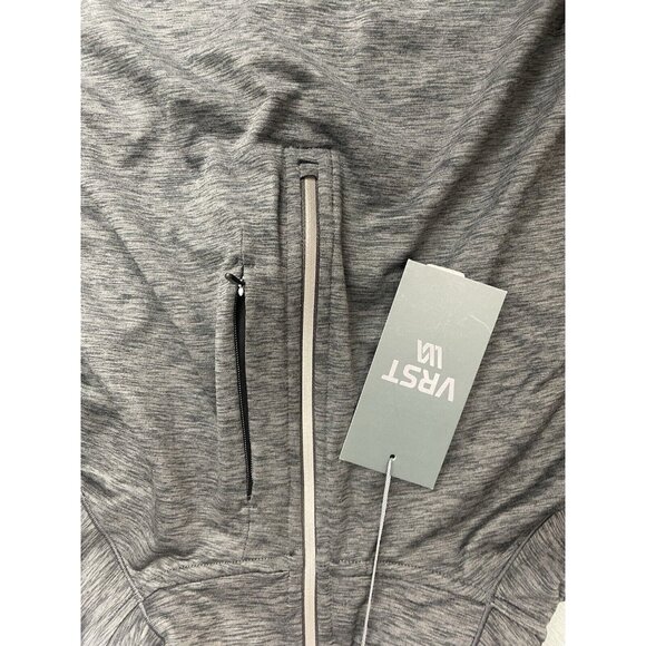 VRST MEN'S RUN WARM 1/2 ZIP DARK GREY HEATHER PULLOVER SIZE XXL - Picture 11 of 16